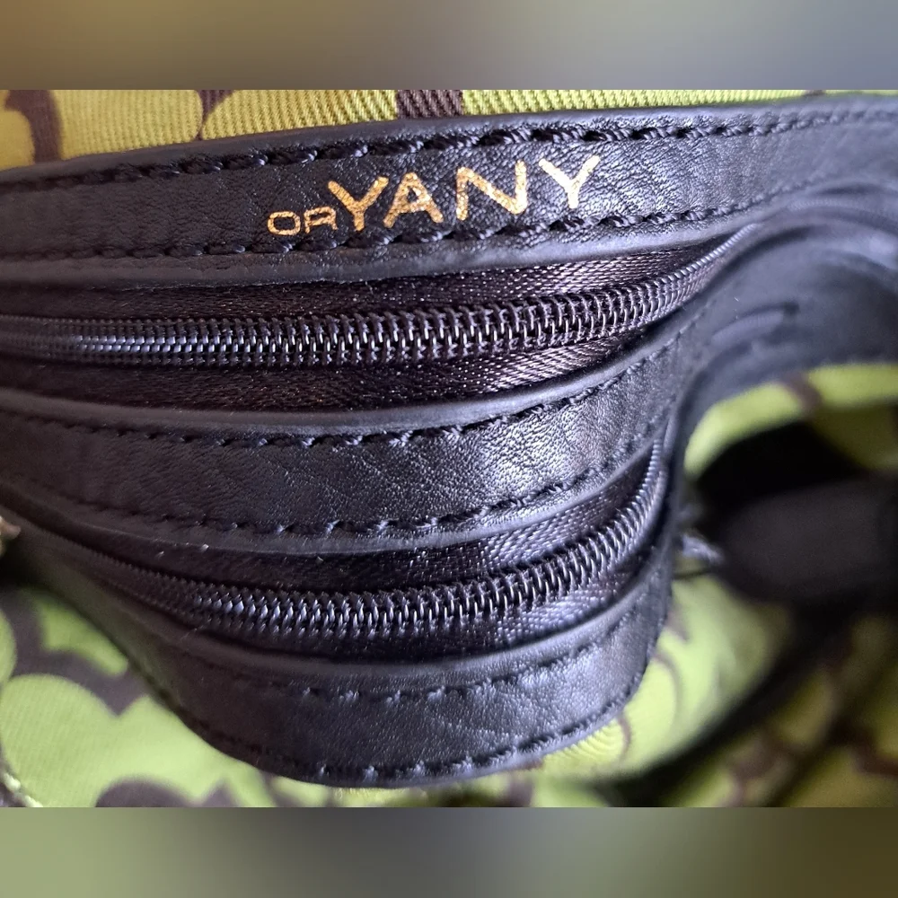 orYANY Black and Burgundy Hobo Bag